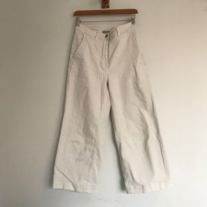 Everlane Cream Wide Leg Pants
